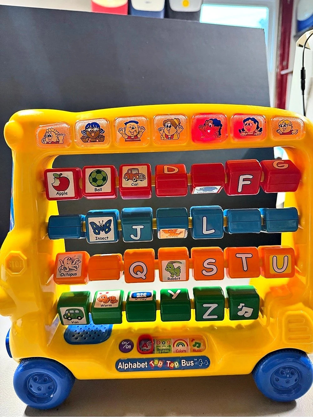 VTech Alphabet Tap Bus Learning Toy Bus